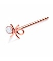 Stone Knot Straight Nose Stud NSKA-776